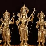 Pure Brass Large Ram Darbar Set | Lord Ram 27" with Divine Family | Superfine Temple Grade Collection | 46.17 kg Premium Sacred Art | Traditional Murti